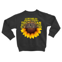 Cute Dialysis Technician For Men Women Hemodialysis Nurse T Shirt Toddler Sweatshirt | Artistshot