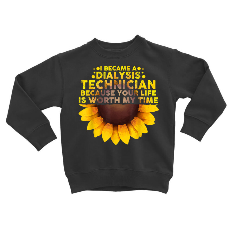 Cute Dialysis Technician For Men Women Hemodialysis Nurse T Shirt Toddler Sweatshirt | Artistshot