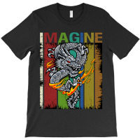 Imagine Fantastic Dragon Vintage Cool Art T-shirt | Artistshot