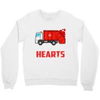 I Steal Hearts Garbage Truck Valentines Day Toddle Crewneck Sweatshirt | Artistshot