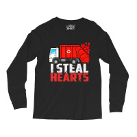 I Steal Hearts Garbage Truck Valentines Day Toddle Long Sleeve Shirts | Artistshot