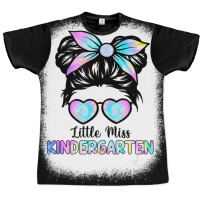 Little Miss Kindergarten Girls Back To School Shir Graphic T-shirt | Artistshot