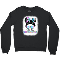 Little Miss Kindergarten Girls Back To School Shir Crewneck Sweatshirt | Artistshot