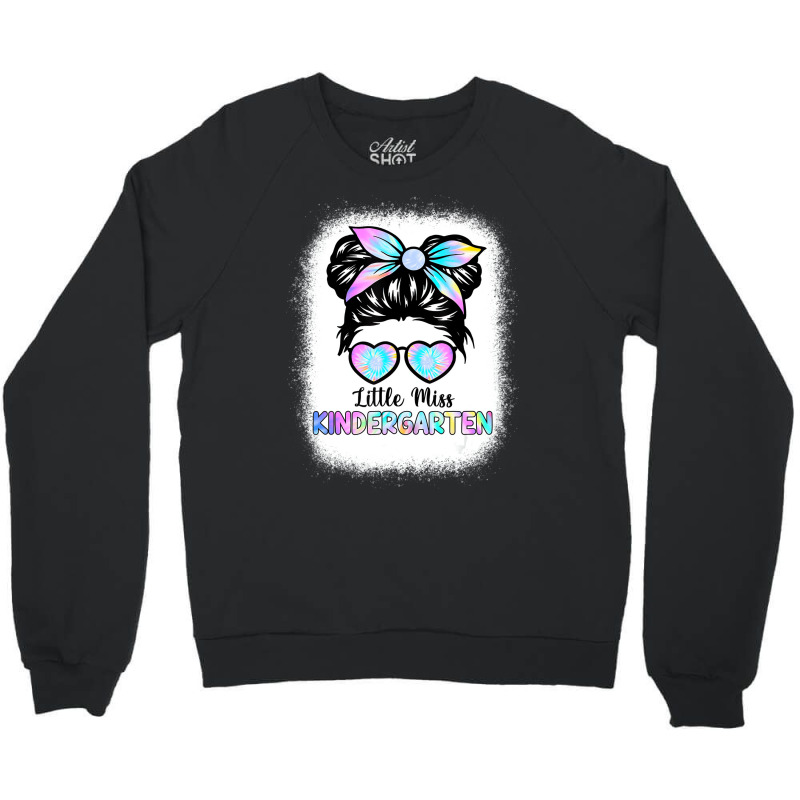 Little Miss Kindergarten Girls Back To School Shir Crewneck Sweatshirt | Artistshot