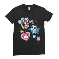 Littlest Pet Shop Pawsitively Cute Group T Shirt Ladies Fitted T-shirt | Artistshot