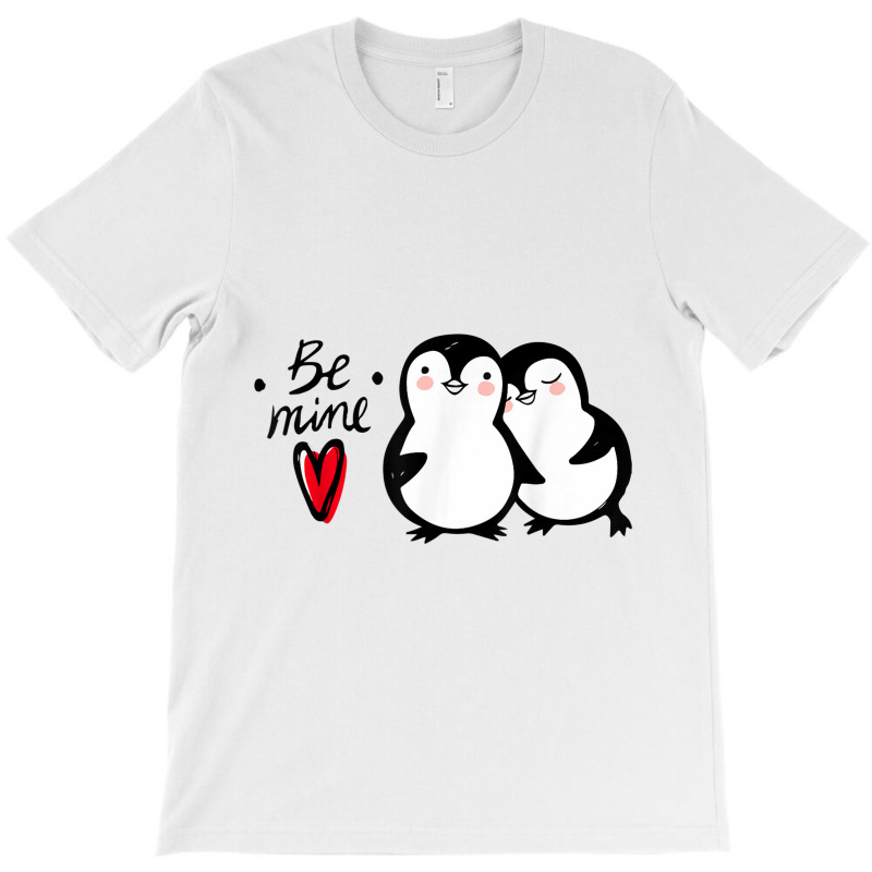 Be Mine Penguin Couple T-shirt | Artistshot