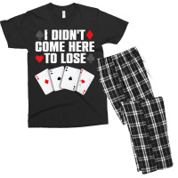 Funny Poker Player Design For Men Women Gamblers P Men's T-shirt Pajama Set | Artistshot