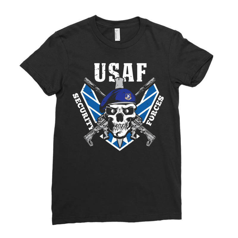 Us Air Force   Security Forces Pullover Hoodie Ladies Fitted T-Shirt by bantonjo | Artistshot