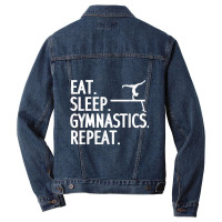 Funny Gymnastics For Women Girls Gymnast Handstand Men Denim Jacket | Artistshot