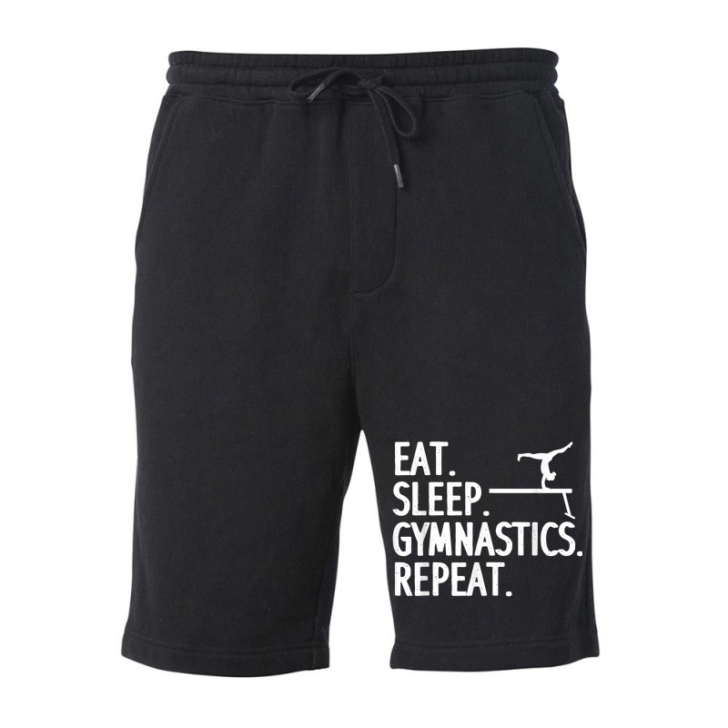 Funny Gymnastics For Women Girls Gymnast Handstand Fleece Short by SusanLynnHartmann | Artistshot