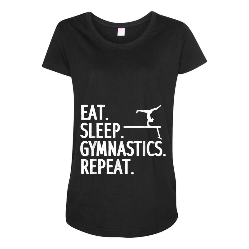 Funny Gymnastics For Women Girls Gymnast Handstand Maternity Scoop Neck T-shirt by SusanLynnHartmann | Artistshot