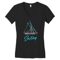 Sailing Gift Sailing Sailor Maritime Catamaran Women's V-neck T-shirt | Artistshot