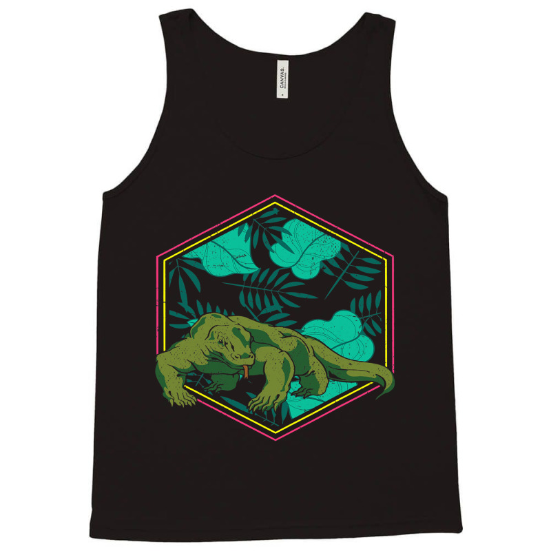 Exotic Indonesia Reptile Lizard Animal Nature Komo Tank Top by Elegantset | Artistshot