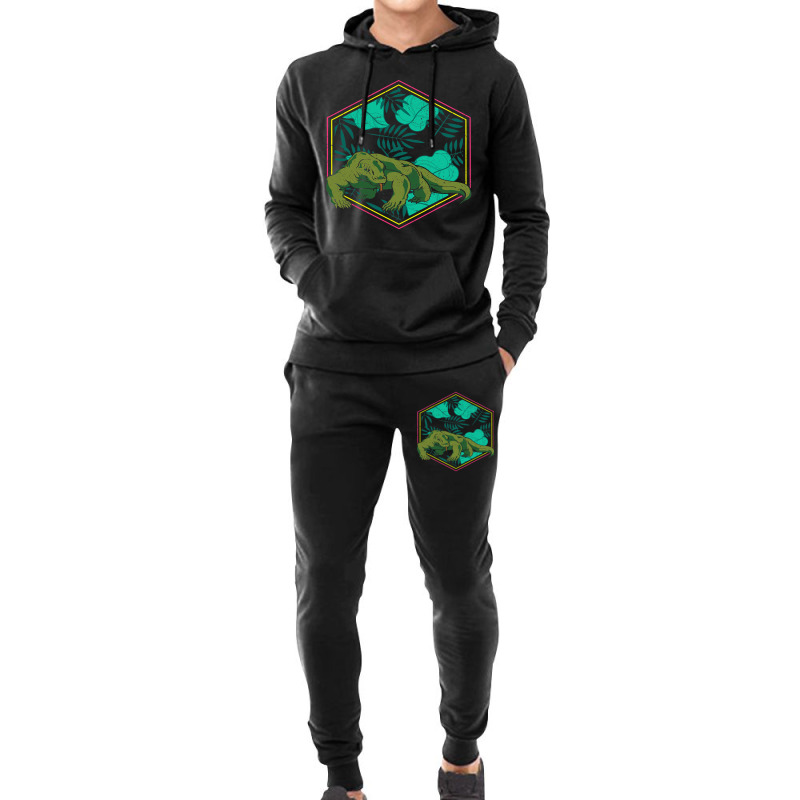 Exotic Indonesia Reptile Lizard Animal Nature Komo Hoodie & Jogger set by Elegantset | Artistshot