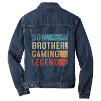 Gaming Gifts For Teenage Boys 8 12 Year Old Christ Men Denim Jacket | Artistshot