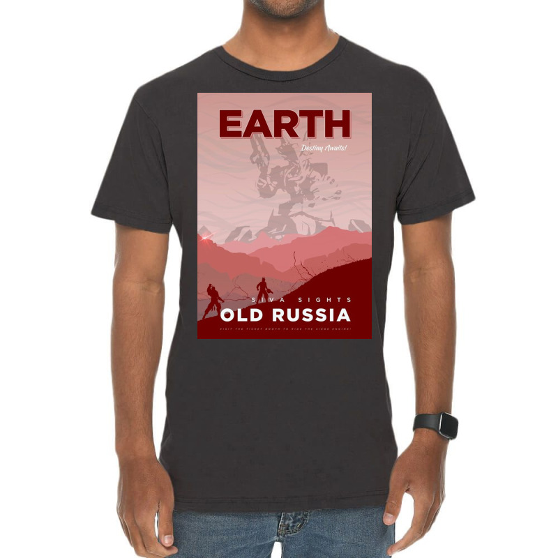 Destination Earth Vintage T-shirt | Artistshot