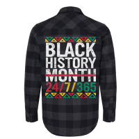 Black History Month 247365 Gift Pride African Amer Flannel Shirt | Artistshot