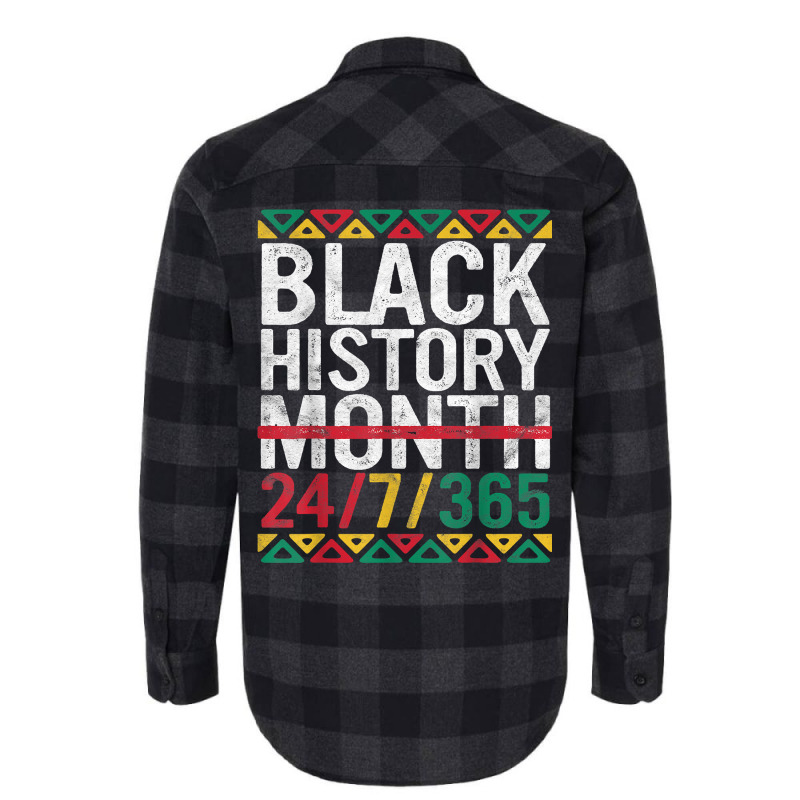 Black History Month 247365 Gift Pride African Amer Flannel Shirt | Artistshot