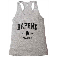 Daphne Alabama Al Vintage Athletic Black Sports De Racerback Tank | Artistshot