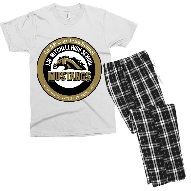 Mitchell High School Men's T-shirt Pajama Set | Artistshot