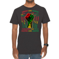 Black History Month Inspirational Leaders Power Fi Vintage T-shirt | Artistshot