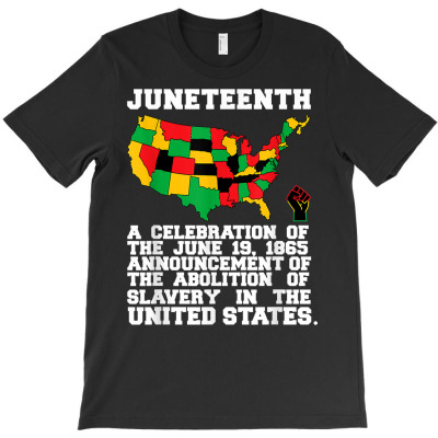 Juneteenth Celebrates Black African American Freedom History T Shirt T-shirt Designed By Luan Truong
