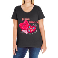 Special Delivery Labor And Delivery Nurse Valentin Ladies Curvy T-shirt | Artistshot