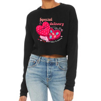 Special Delivery Labor And Delivery Nurse Valentin Cropped Sweater | Artistshot