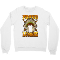 Proud To Be Lumbee Native American Headdress India Crewneck Sweatshirt | Artistshot