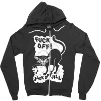 Jack Off Jill Zipper Hoodie | Artistshot