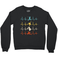 Chinese Martial Arts Kung Fu Wushu Heartbeat Crewneck Sweatshirt | Artistshot