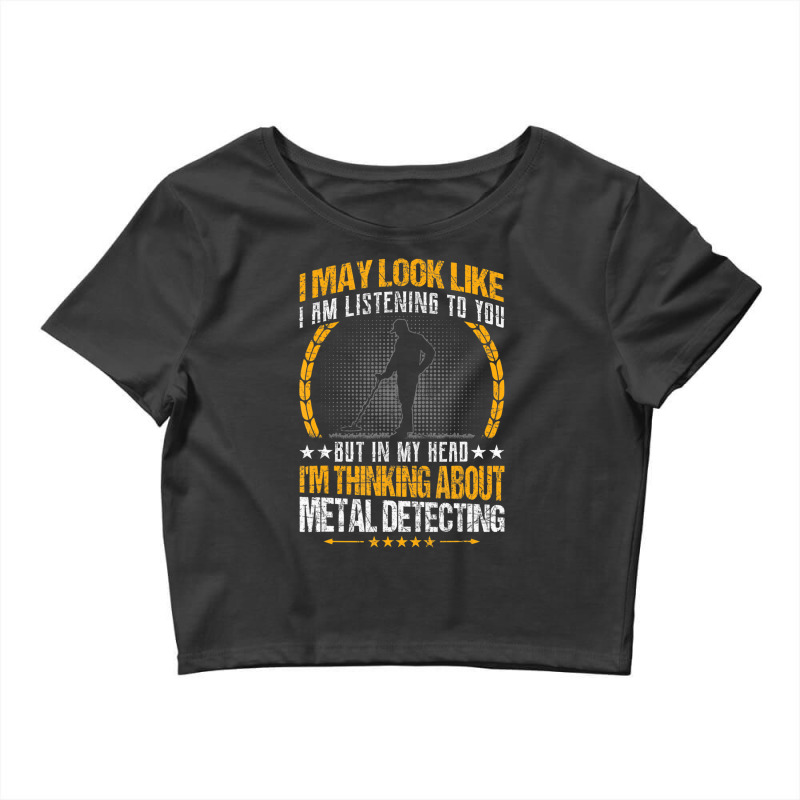 Metal Detecting   Detectorists T Shirt Crop Top by noletjzbra | Artistshot