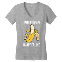 Speech Therapy Banana Language Pathologists Slp T Women's V-neck T-shirt | Artistshot