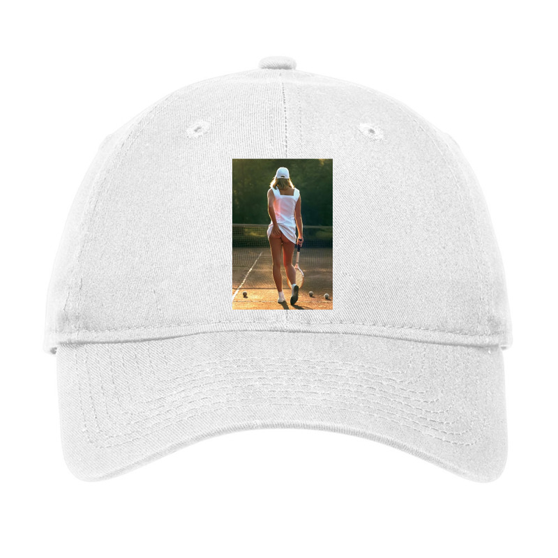 Tennis Girl Martin Elliott Adjustable Cap | Artistshot