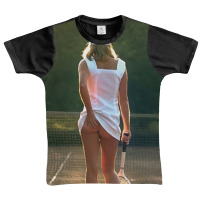 Tennis Girl Martin Elliott Graphic Youth T-shirt | Artistshot