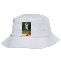 Tennis Girl Martin Elliott Bucket Hat | Artistshot