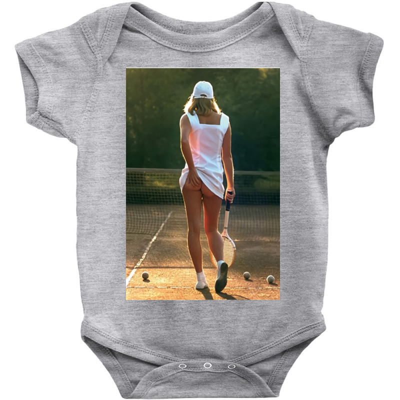 Tennis Girl Martin Elliott Baby Bodysuit | Artistshot