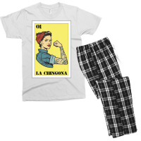 Mexican Girl Mexicana For Hispanas Latina La Ching Men's T-shirt Pajama Set | Artistshot