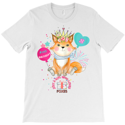 Just A Girl Who Loves Foxes T Shirt T-shirt Designed By Luan Truong