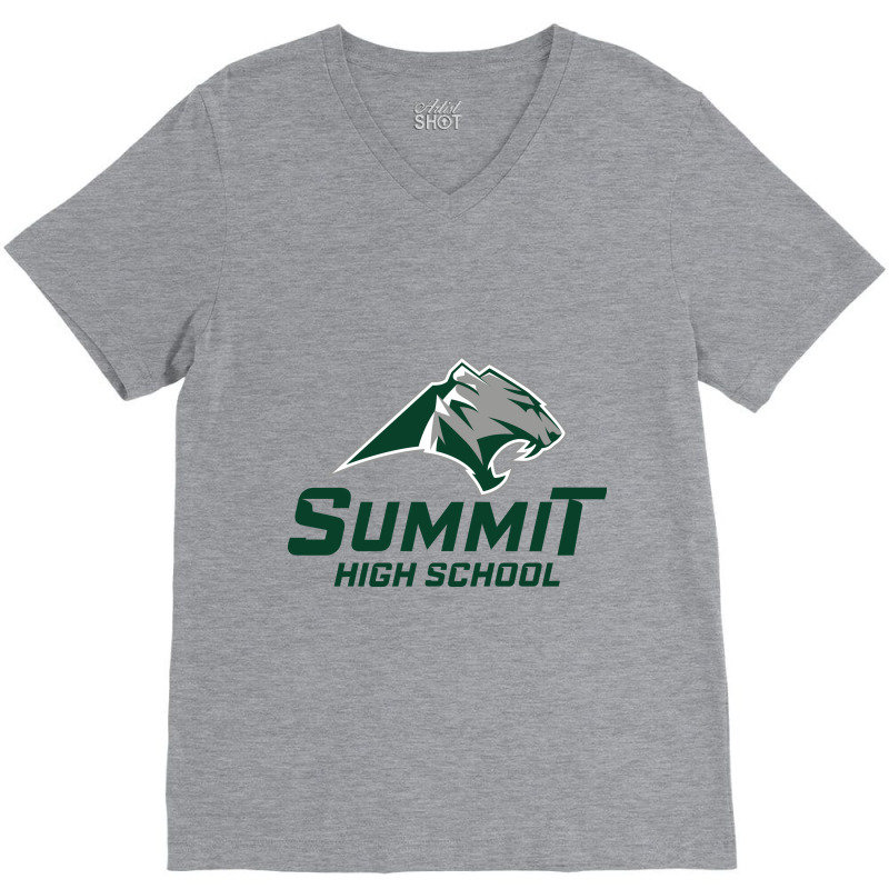 Summit High School V-neck Tee | Artistshot