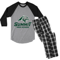 Summit High School Men's 3/4 Sleeve Pajama Set | Artistshot