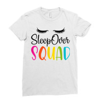 Sleepover Squad Slumber Party Cute Pajama Party Sl Ladies Fitted T-shirt | Artistshot