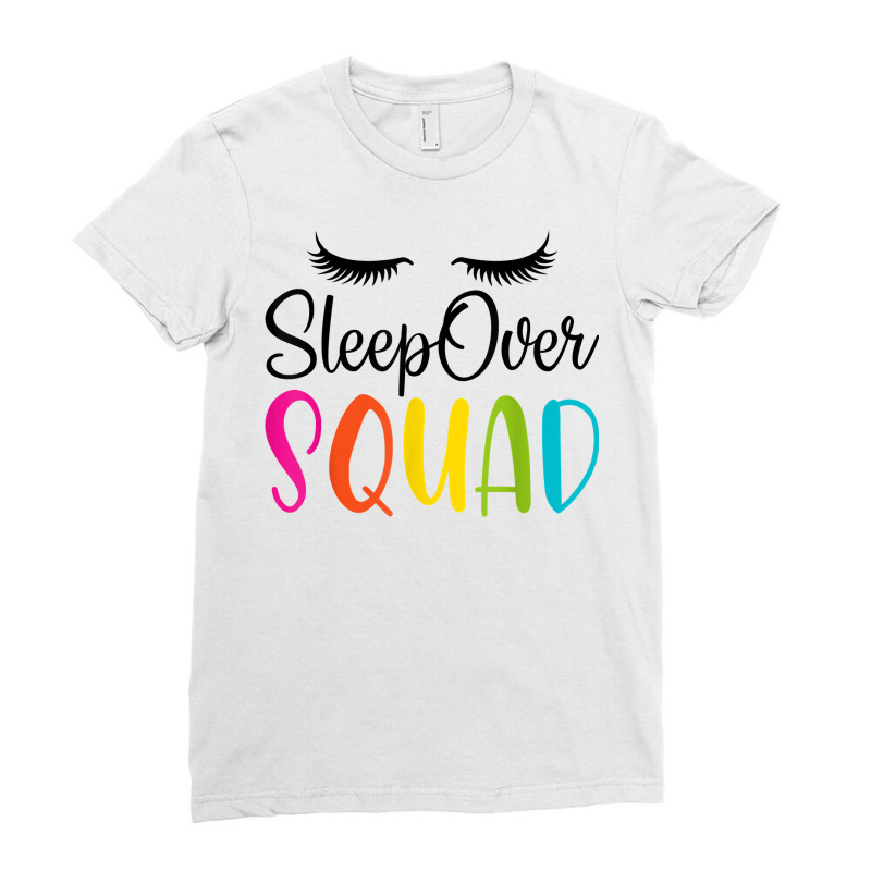 Sleepover Squad Slumber Party Cute Pajama Party Sl Ladies Fitted T-Shirt by tostado | Artistshot