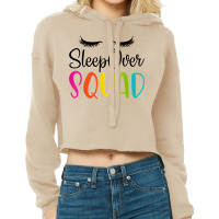 Sleepover Squad Slumber Party Cute Pajama Party Sl Cropped Hoodie | Artistshot