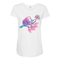 Snail Maternity Scoop Neck T-shirt | Artistshot