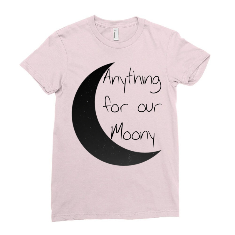 Anything For Our Moony All The Young Dudes Quote Ladies Fitted T-Shirt by clemontaingm | Artistshot