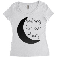 Anything For Our Moony All The Young Dudes Quote Women's Triblend Scoop T-shirt | Artistshot