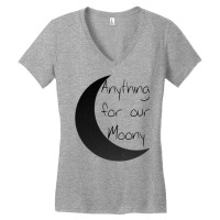 Anything For Our Moony All The Young Dudes Quote Women's V-neck T-shirt | Artistshot