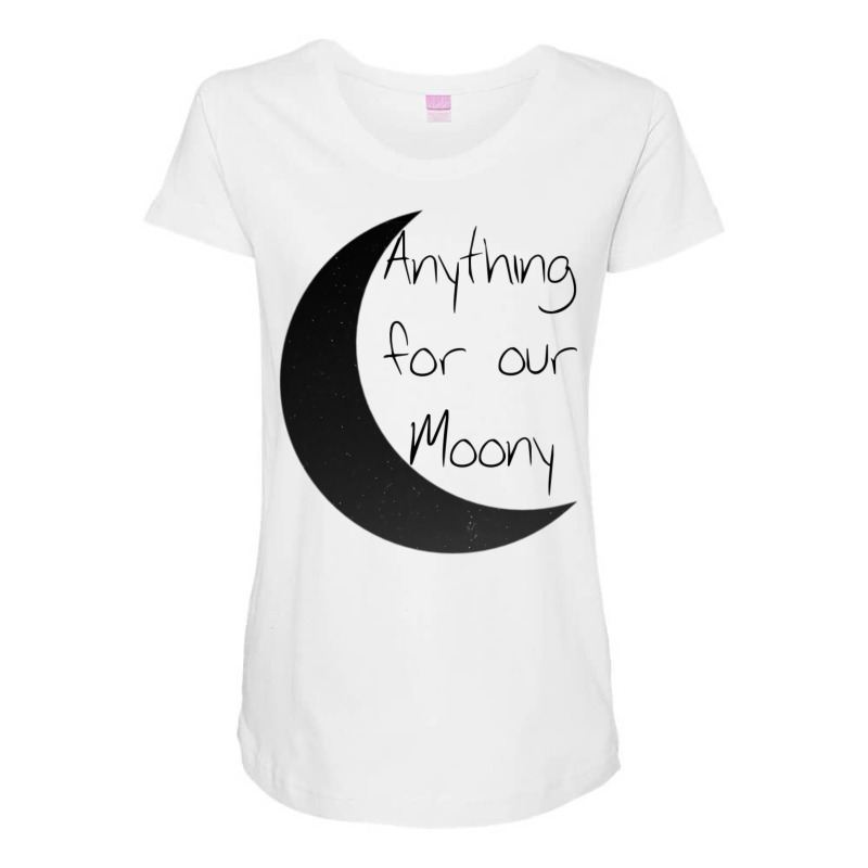 Anything For Our Moony All The Young Dudes Quote Maternity Scoop Neck T-shirt by clemontaingm | Artistshot