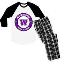 Watertown Senior High School Men's 3/4 Sleeve Pajama Set | Artistshot